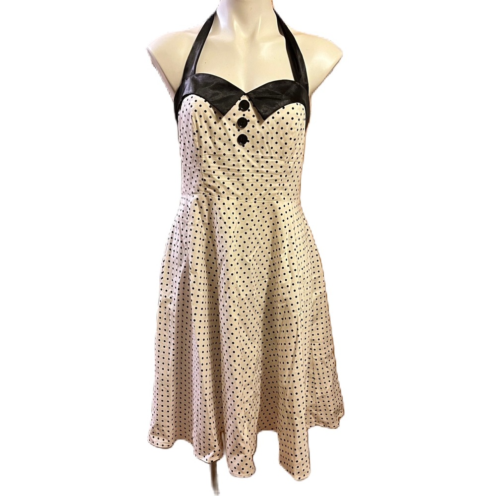 Dressystar retro pin-up style polka dot dress